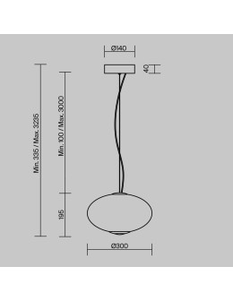 Maytoni Bruma Lampa wisząca LED 1500lm 2700K Chrom MOD397PL-L12CH2.7K - produkt 2