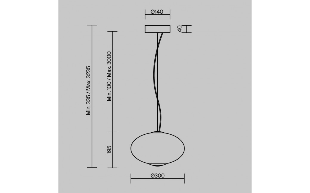 Maytoni Bruma Lampa wisząca LED 1500lm 2700K Chrom MOD397PL-L12CH2.7K