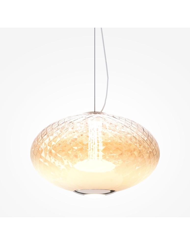 Single pendant lamps - Maytoni Bruma LED pendant lamp 1500lm 2700K Chrome MOD397PL-L12CH2.7K - product kolory-swiatla.pl 5