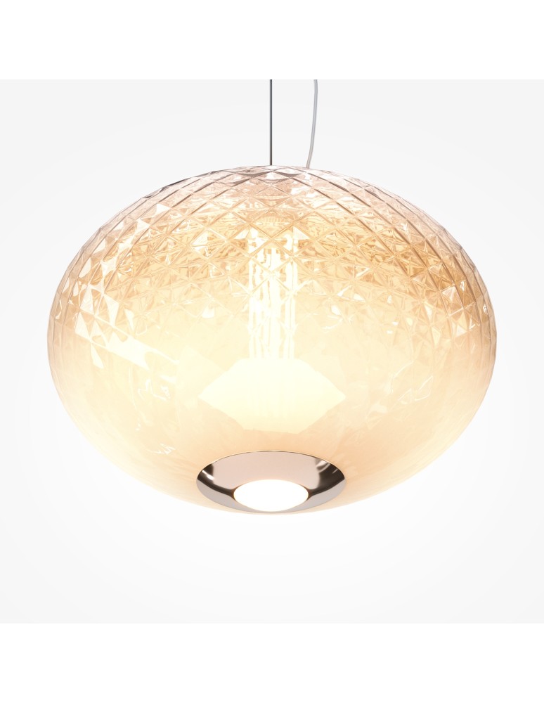 Single pendant lamps - Maytoni Bruma LED pendant lamp 1500lm 2700K Chrome MOD397PL-L12CH2.7K - product kolory-swiatla.pl 6