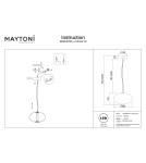Single pendant lamps - Maytoni Bruma LED pendant lamp 1500lm 2700K Chrome MOD397PL-L12CH2.7K - product 8