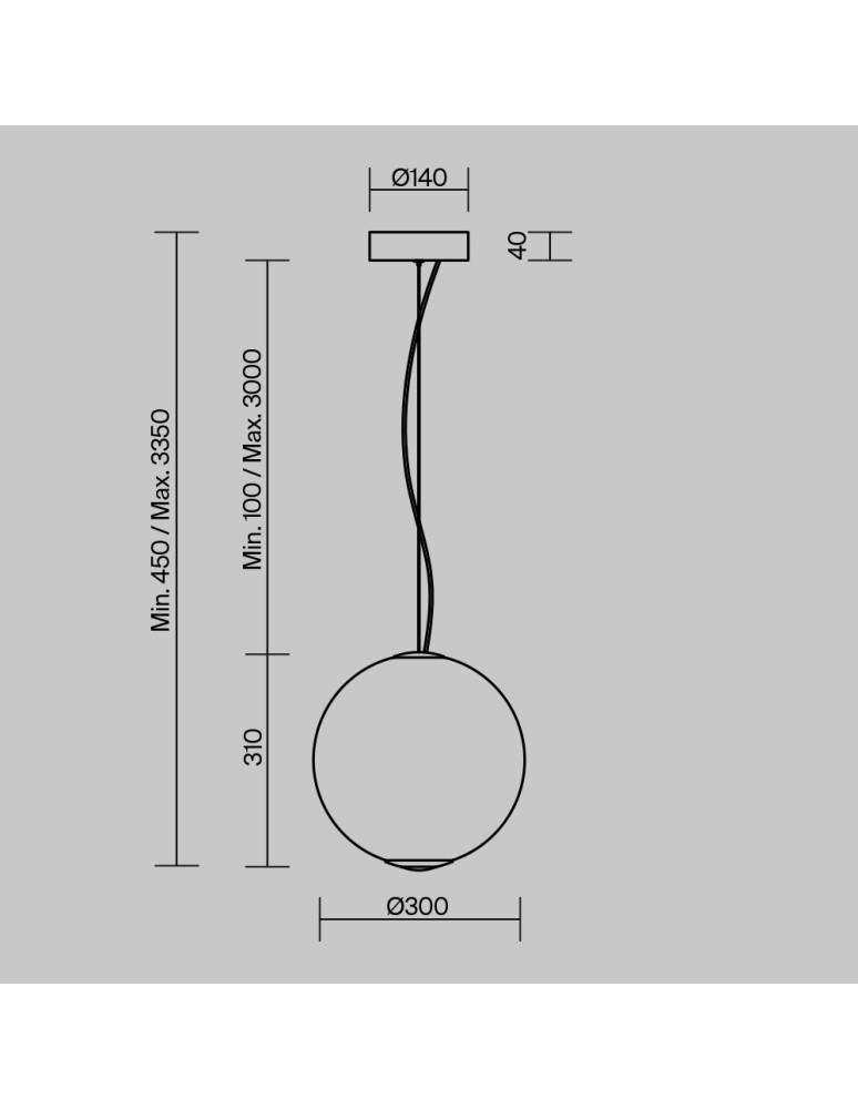 Single pendant lamps - Maytoni Bruma LED pendant lamp 2000lm 2700K Chrome MOD397PL-L15CH2.7K - product kolory-swiatla.pl 2