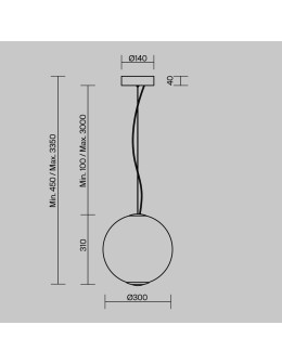 Maytoni Bruma Lampa wisząca LED 2000lm 2700K Chrom MOD397PL-L15CH2.7K - produkt 2