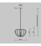 Single pendant lamps - Maytoni Cambio Pendant Lamp 1xE27 Black MOD398PL-01S - product 2