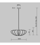 Single pendant lamps - Maytoni Cambio Pendant Lamp 1xE27 Black MOD398PL-01GR1 - product 2