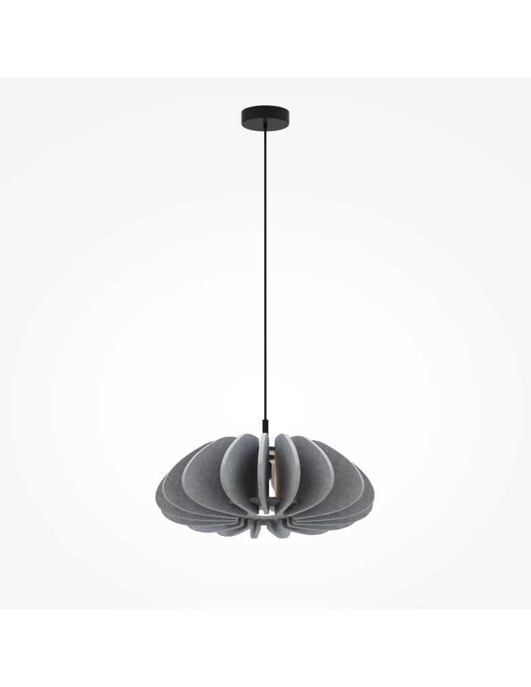Single pendant lamps - Maytoni Cambio Pendant Lamp 1xE27 Black MOD398PL-01GR1 - product kolory-swiatla.pl 4