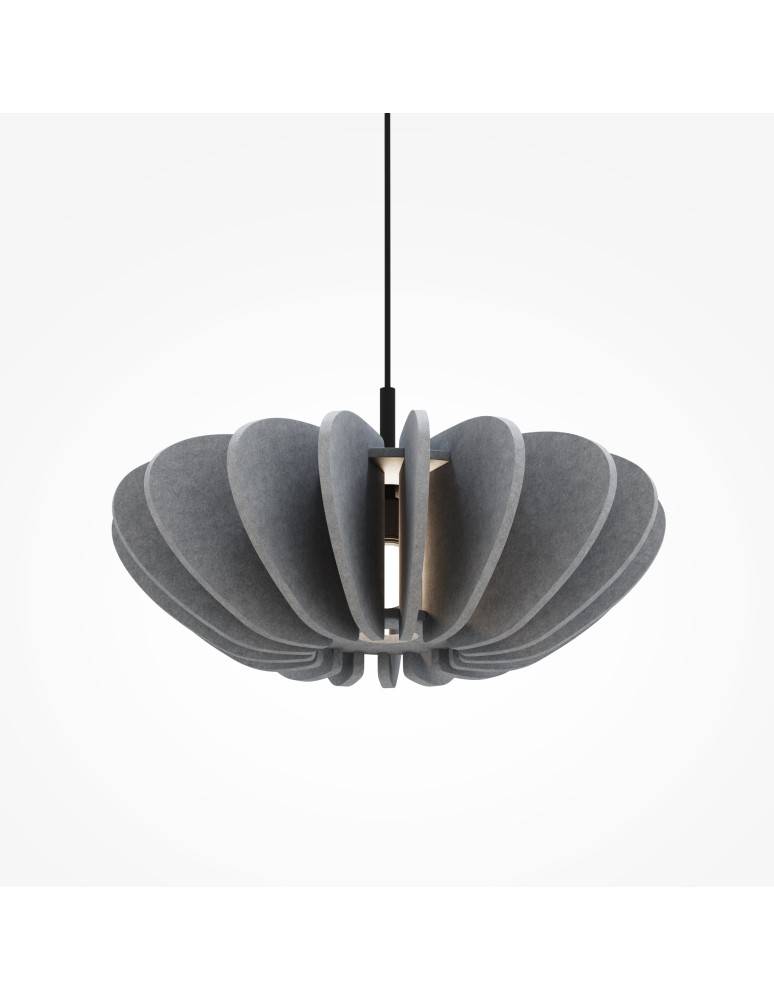 Single pendant lamps - Maytoni Cambio Pendant Lamp 1xE27 Black MOD398PL-01GR1 - product kolory-swiatla.pl 5