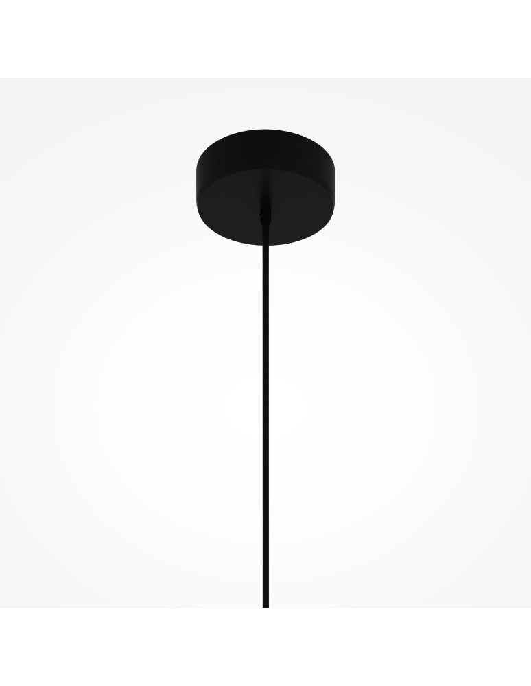 Single pendant lamps - Maytoni Cambio Pendant Lamp 1xE27 Black MOD398PL-01BR - product kolory-swiatla.pl 4