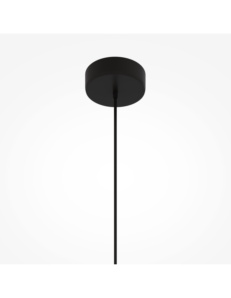 Single pendant lamps - Maytoni Cambio Pendant Lamp 1xE27 Black MOD398PL-01GR - product kolory-swiatla.pl 4