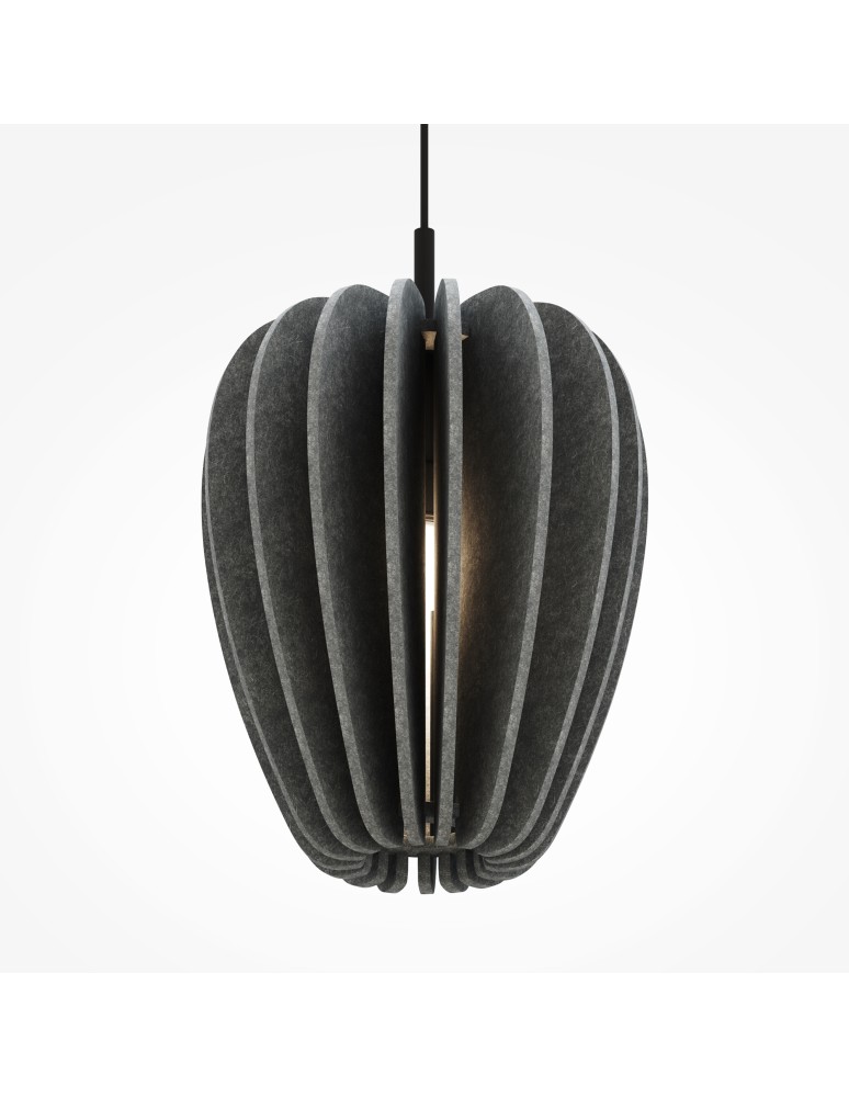 Single pendant lamps - Maytoni Cambio Pendant Lamp 1xE27 Black MOD398PL-01GR - product kolory-swiatla.pl 6