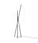 Floor lamps - Maytoni Crochet LED Floor Lamp 2500lm 3000K Black MOD369FL-L36B3K. - product 1