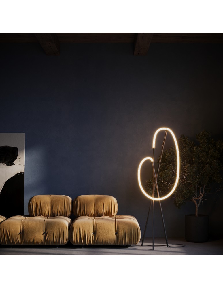 Floor lamps - Maytoni Crochet LED Floor Lamp 2500lm 3000K Black MOD369FL-L36B3K. - product kolory-swiatla.pl 3