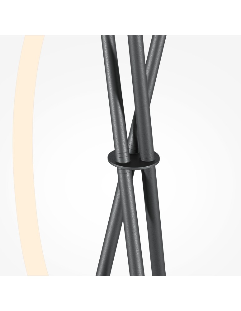 Floor lamps - Maytoni Crochet LED Floor Lamp 2500lm 3000K Black MOD369FL-L36B3K. - product kolory-swiatla.pl 4