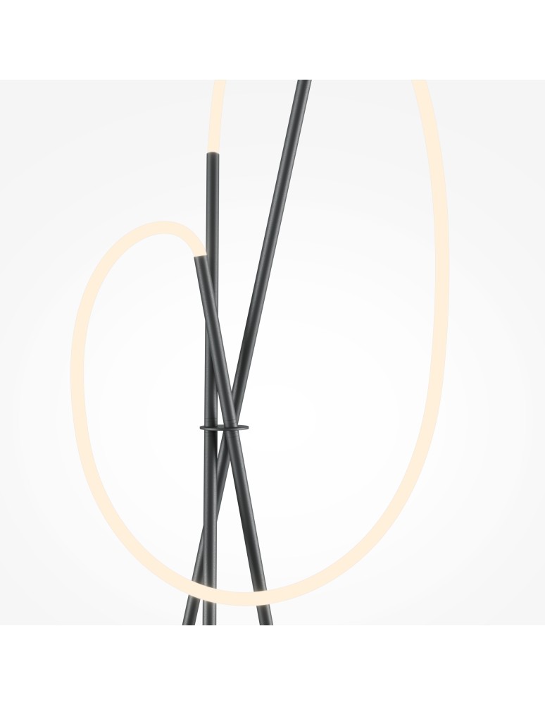 Floor lamps - Maytoni Crochet LED Floor Lamp 2500lm 3000K Black MOD369FL-L36B3K. - product kolory-swiatla.pl 7
