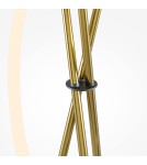 Floor lamps - Maytoni Crochet LED Floor Lamp 2500lm 3000K Black and Brass MOD369FL-L36BS3K - product 3