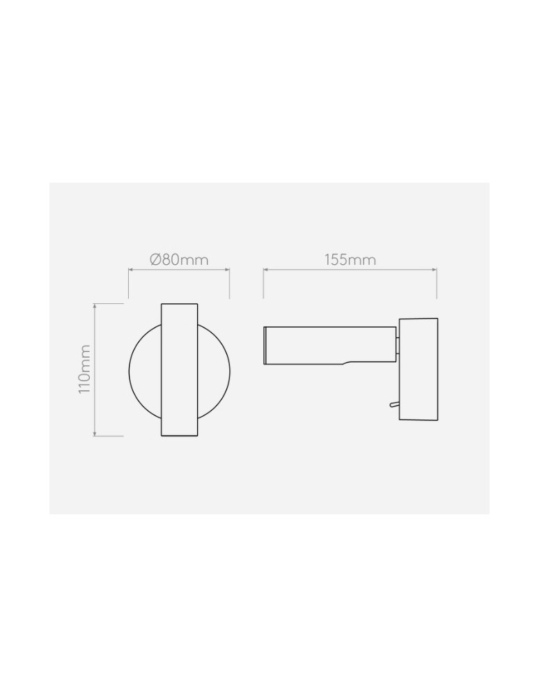 Reading wall lamps - Astro Enna Surface LED For Reading 4.5W LED Matte Gold 1058108 - product kolory-swiatla.pl 2