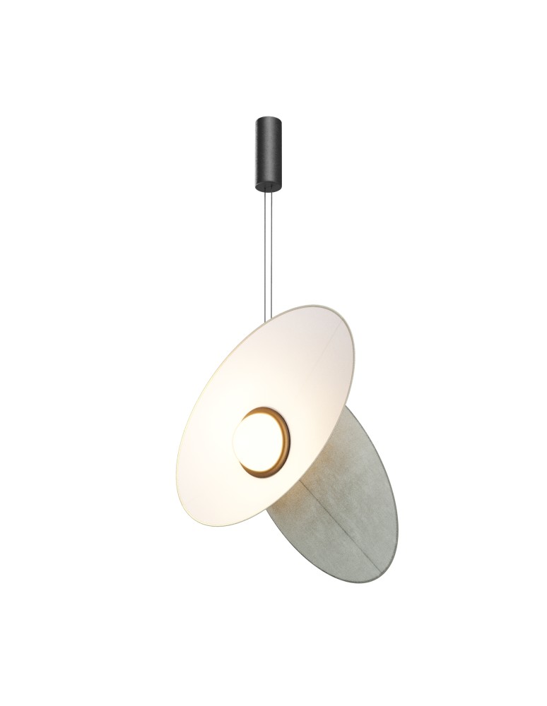 Designer pendant lamps - Maytoni Evolution LED pendant lamp 400lm 3000K Black MOD396PL-L10GR3K - product kolory-swiatla.pl 1