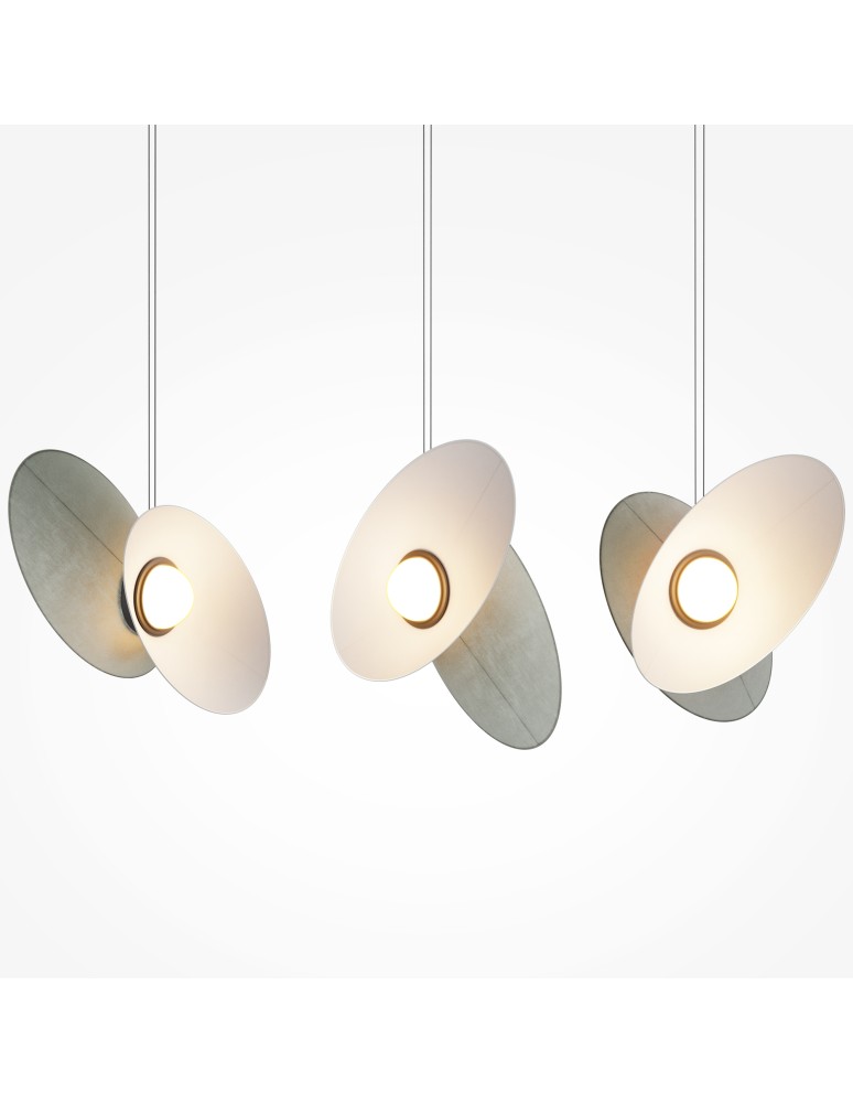 Designer pendant lamps - Maytoni Evolution LED pendant lamp 400lm 3000K Black MOD396PL-L10GR3K - product kolory-swiatla.pl 5