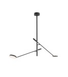 LED pendant lamps - Maytoni Fad LED ceiling lamp 800lm 3000K Black MOD070CL-L15B3K1. - product 1