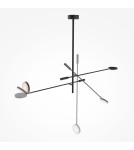 LED pendant lamps - Maytoni Fad LED ceiling lamp 800lm 3000K Black MOD070CL-L15B3K1. - product 5