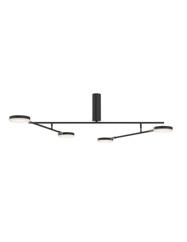 Maytoni Fad LED ceiling lamp 1450lm 3000K Black MOD070CL-L30B3K.