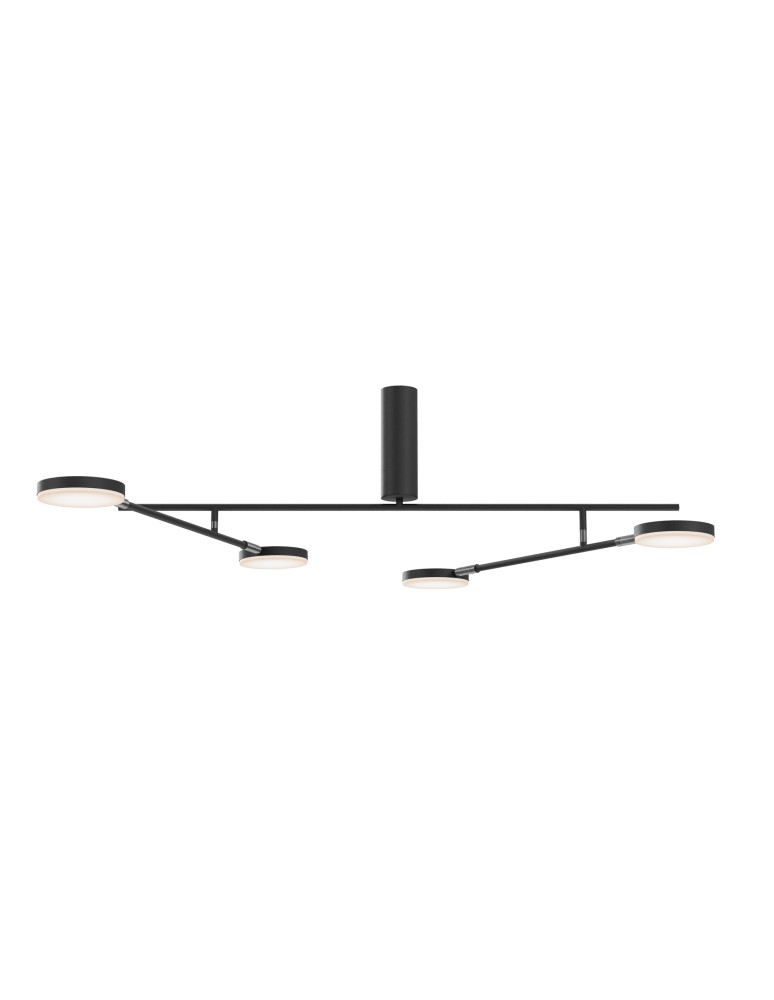 LED ceiling lamps - Maytoni Fad LED ceiling lamp 1450lm 3000K Black MOD070CL-L30B3K. - product kolory-swiatla.pl 1