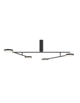 Maytoni Fad LED ceiling lamp 1450lm 3000K Black MOD070CL-L30B3K.