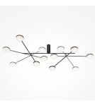 LED ceiling lamps - Maytoni Fad LED ceiling lamp 1450lm 3000K Black MOD070CL-L30B3K. - product 4
