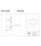LED ceiling lamps - Maytoni Fad LED ceiling lamp 1450lm 3000K Black MOD070CL-L30B3K. - product 7