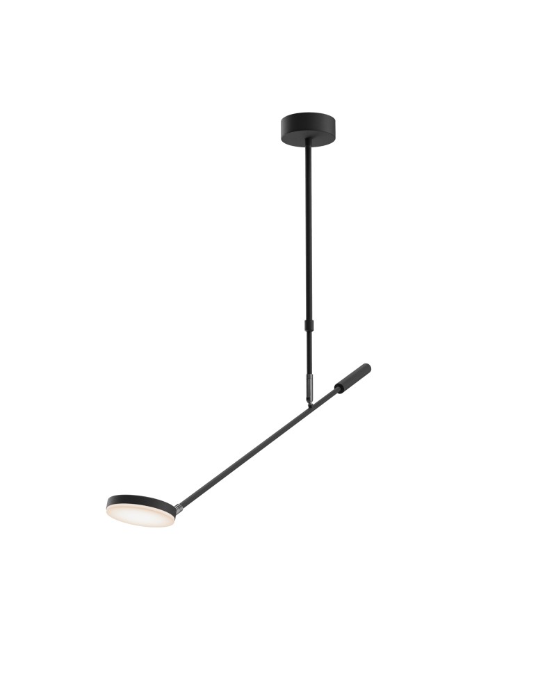 LED pendant lamps - Maytoni Fad LED ceiling lamp 500lm 3000K Black MOD070CL-L8B3K. - product kolory-swiatla.pl 1