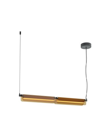 Maytoni Flat LED pendant lamp 2480lm 3000K Black MOD296PL-L20BC3K.