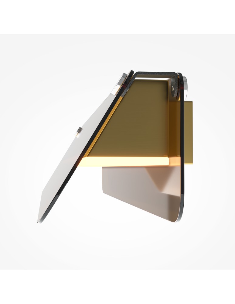 Designer wall lamps - Maytoni Flat LED wall lamp 1150lm 3000K Black MOD296WL-L10BC3K. - product kolory-swiatla.pl 3