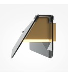 Designer wall lamps - Maytoni Flat LED wall lamp 1150lm 3000K Black and brass MOD296WL-L10BS3K. - product 3