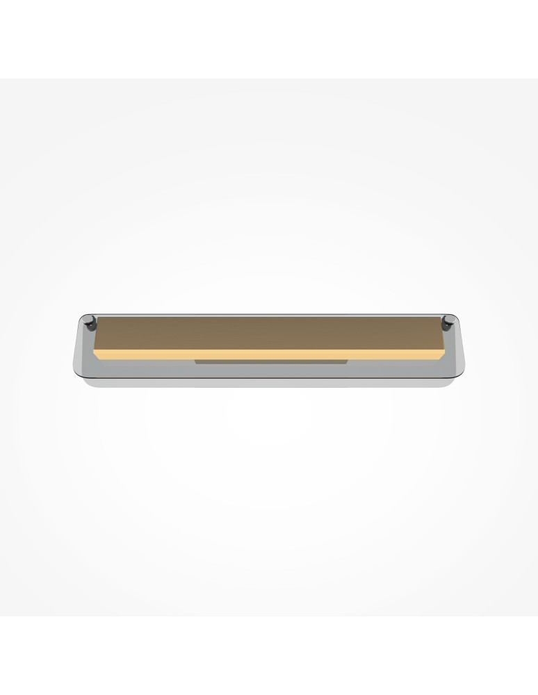 Designer wall lamps - Maytoni Flat LED wall lamp 1150lm 3000K Black and brass MOD296WL-L10BS3K. - product kolory-swiatla.pl 4