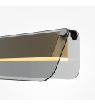 Designer wall lamps - Maytoni Flat LED wall lamp 1150lm 3000K Black and brass MOD296WL-L10BS3K. - product 5