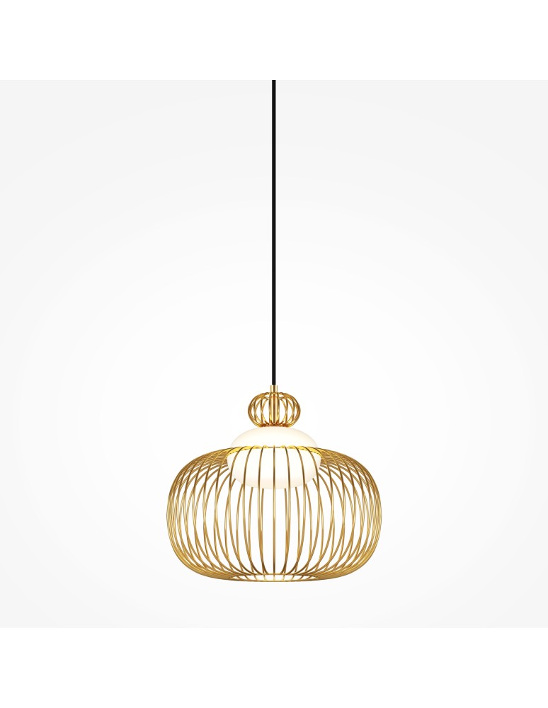 Single pendant lamps - Maytoni Levitation Pendant Lamp 1xG9 Brass MOD376PL-01G - product kolory-swiatla.pl 5