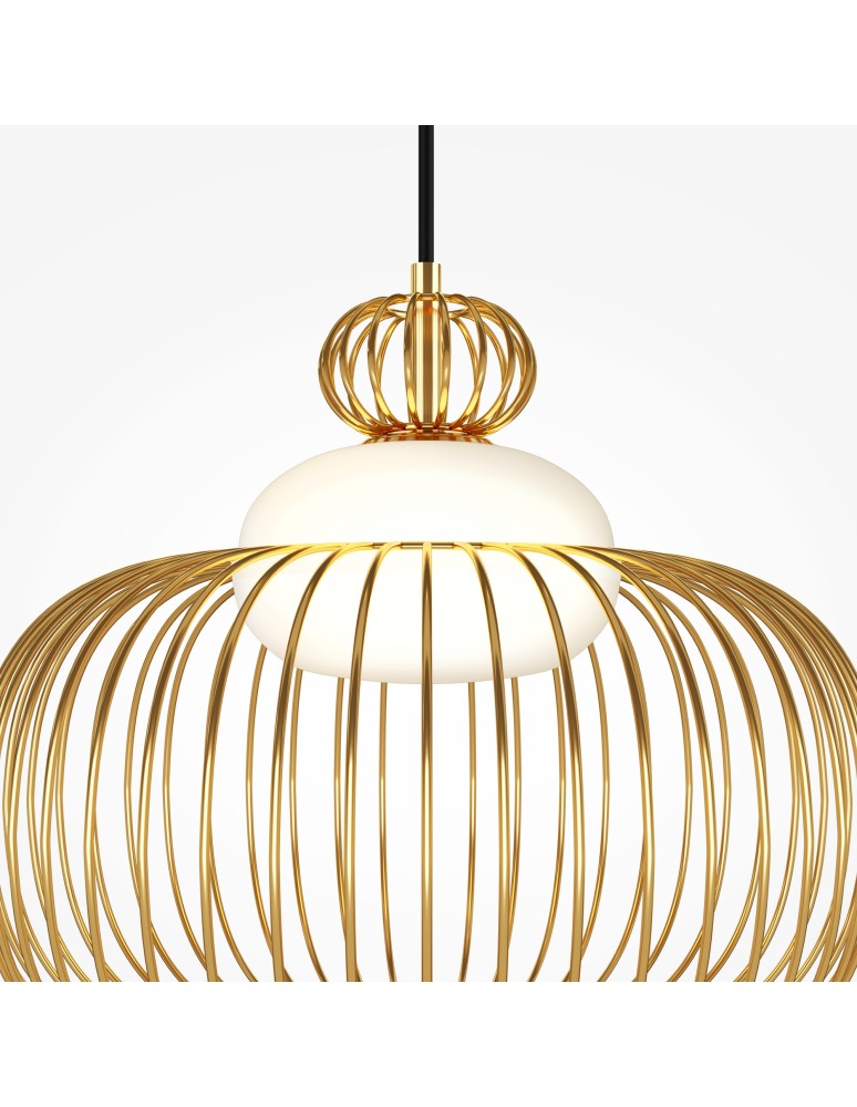 Single pendant lamps - Maytoni Levitation Pendant Lamp 1xG9 Brass MOD376PL-01G - product kolory-swiatla.pl 6