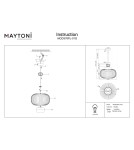 Single pendant lamps - Maytoni Levitation Pendant Lamp 1xG9 Brass MOD376PL-01G - product 7