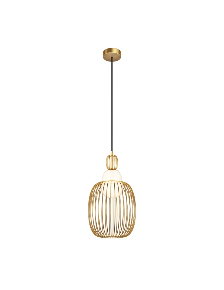 Single pendant lamps - Maytoni Levitation Pendant lamp 1xG9 Brass MOD376PL-01G1 - product kolory-swiatla.pl 1