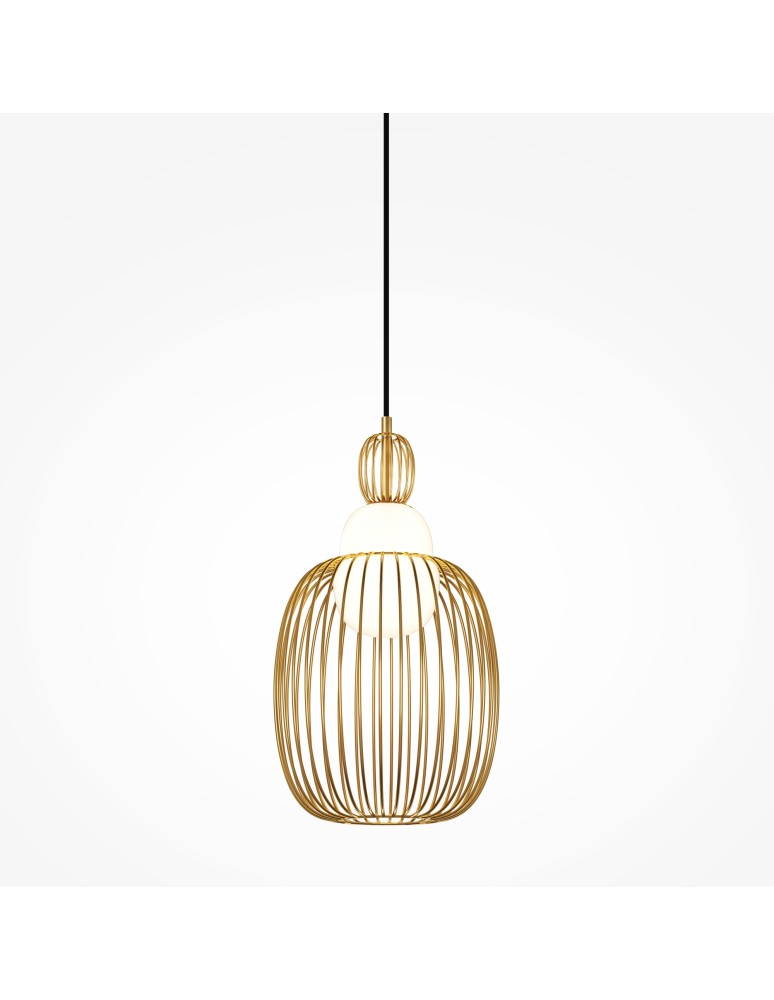 Single pendant lamps - Maytoni Levitation Pendant lamp 1xG9 Brass MOD376PL-01G1 - product kolory-swiatla.pl 5