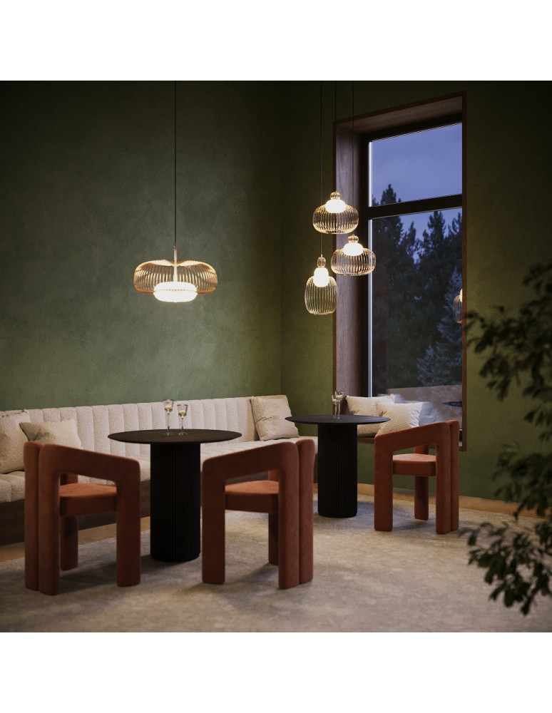 Single pendant lamps - Maytoni Levitation LED pendant lamp 500lm 3000K Brass MOD376PL-L30G3K. - product kolory-swiatla.pl 3