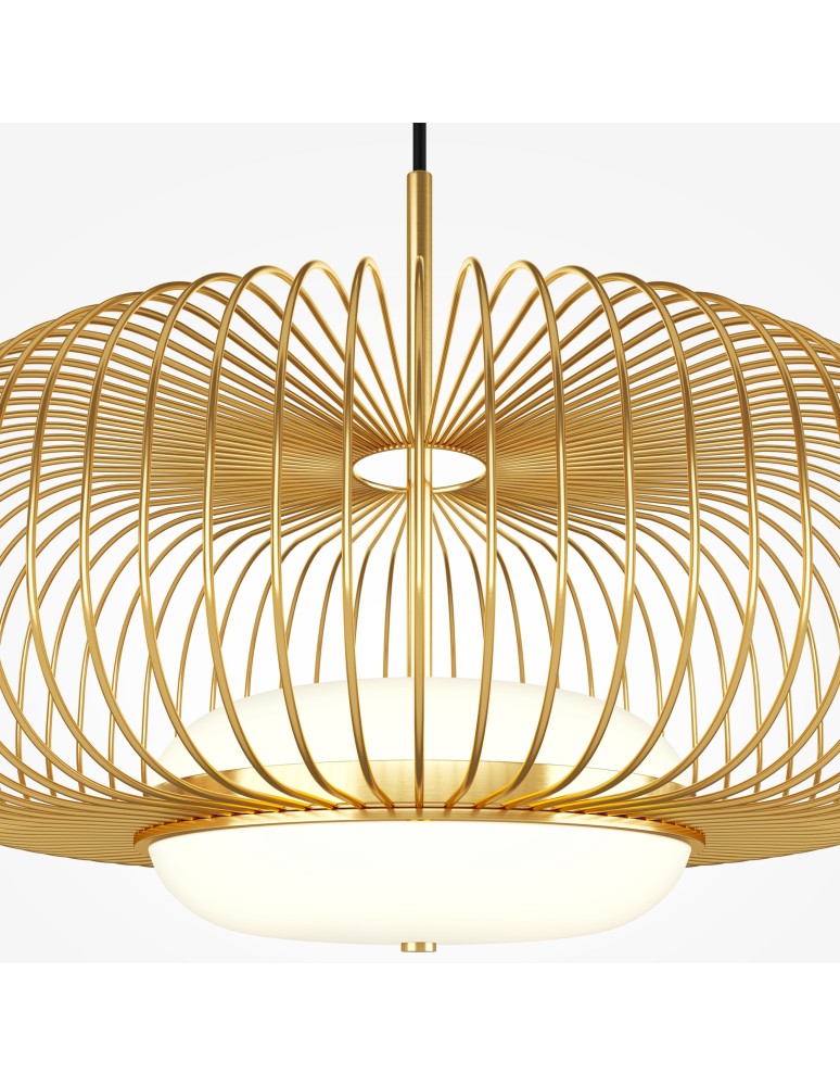 Single pendant lamps - Maytoni Levitation LED pendant lamp 500lm 3000K Brass MOD376PL-L30G3K. - product kolory-swiatla.pl 6