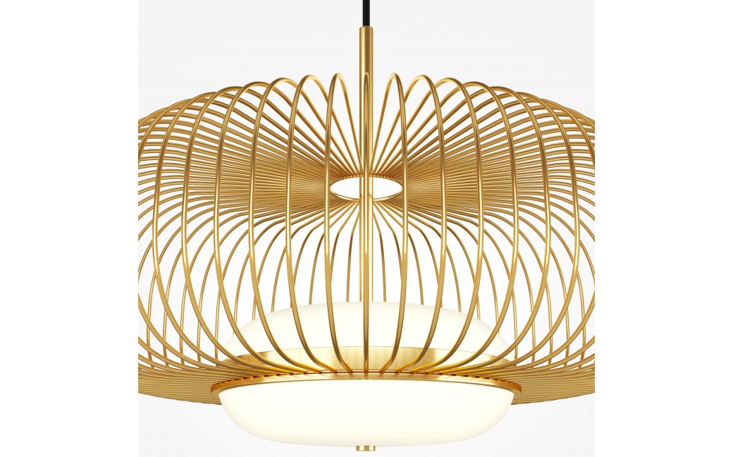 Maytoni Levitation Lampa wisząca LED 500lm 3000K Mosiądz MOD376PL-L30G3K