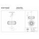 Maytoni Levitation Lampa wisząca LED 500lm 3000K Mosiądz MOD376PL-L30G3K