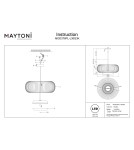 Single pendant lamps - Maytoni Levitation LED pendant lamp 500lm 3000K Brass MOD376PL-L30G3K. - product 8
