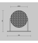 Table lamps - Maytoni Mangata LED Table Lamp 250lm 3000K Chrome MOD387TL-L8CH3K. - product 2