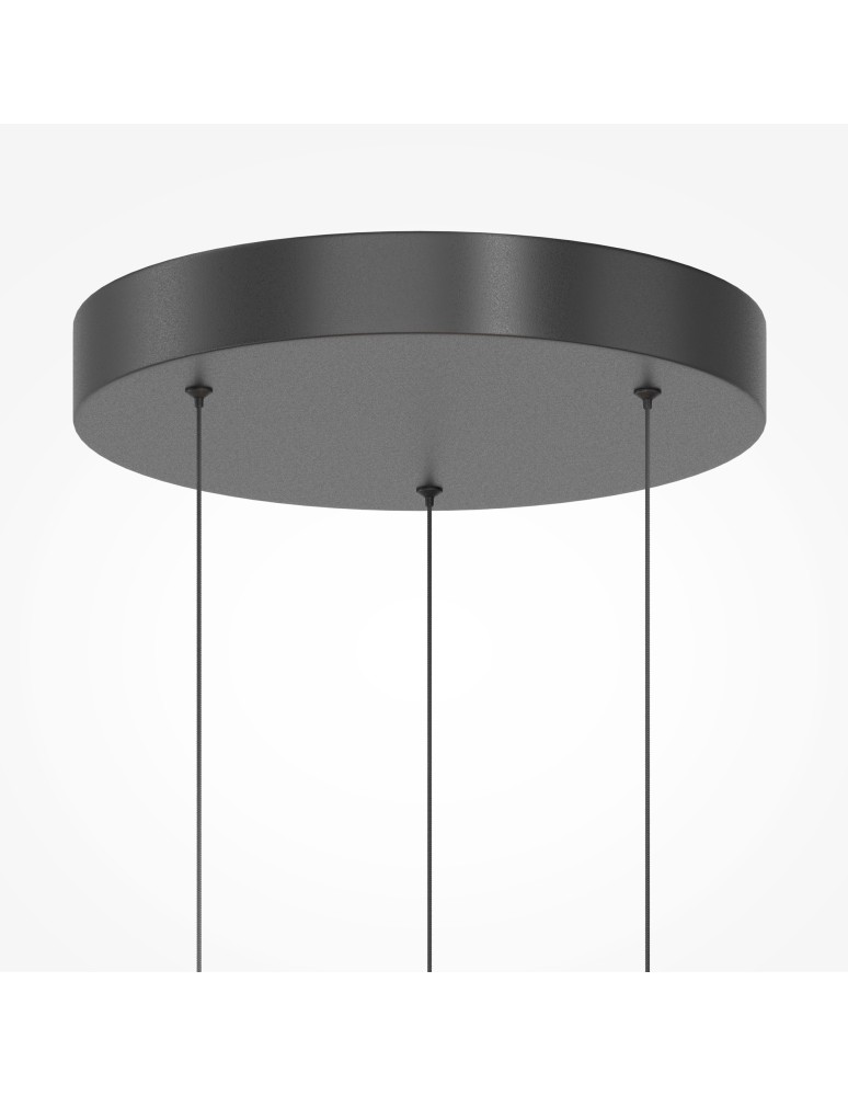 Triple pendant lamps - Maytoni Misterio LED pendant lamp 2000lm 2700K Black MOD379PL-L17B2.7K - product kolory-swiatla.pl 4