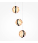 Triple pendant lamps - Maytoni Misterio LED pendant lamp 2000lm 2700K Black MOD379PL-L17B2.7K - product 5