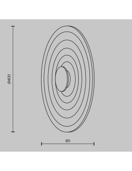 Maytoni Nami Lampa ścienna LED 100lm 2700K Czarny MOD400WL-L5GR2.7K - produkt 2
