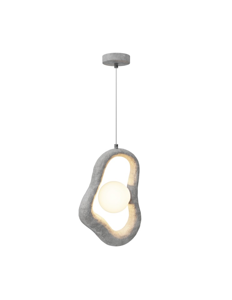 Single pendant lamps - Maytoni Opus Pendant Lamp 1xG9 Gray MOD380PL-01GR - product kolory-swiatla.pl 1